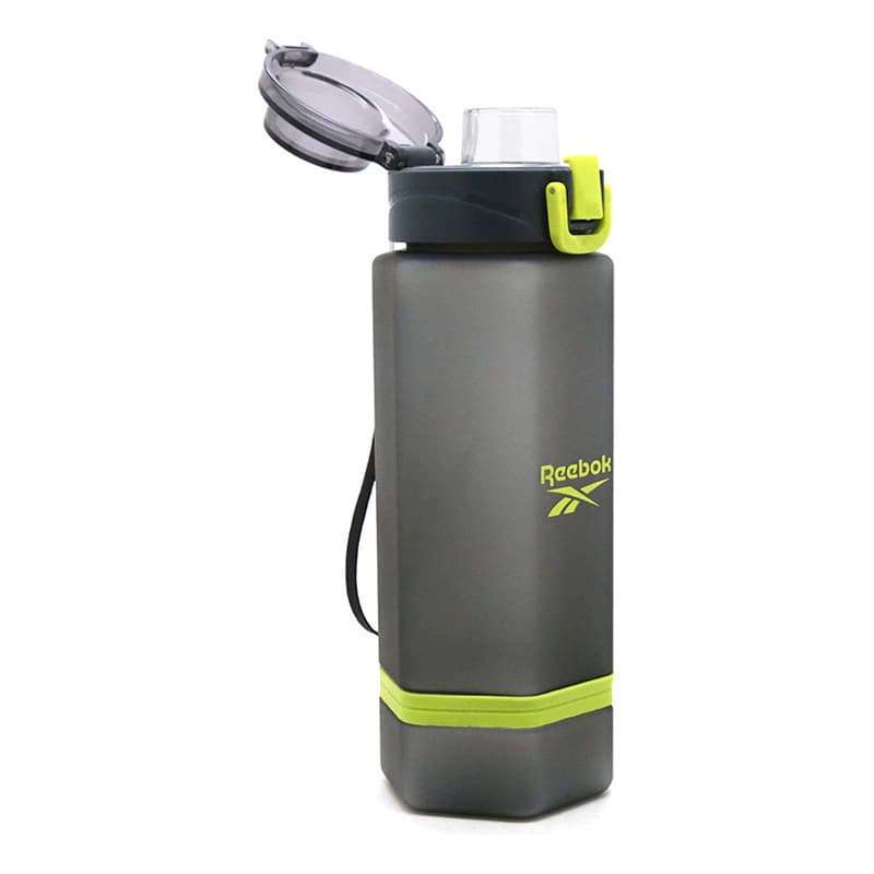 Botella Deportiva Reebok 750ml con Filtro, Tapa Traba y Sistema Antiderrame