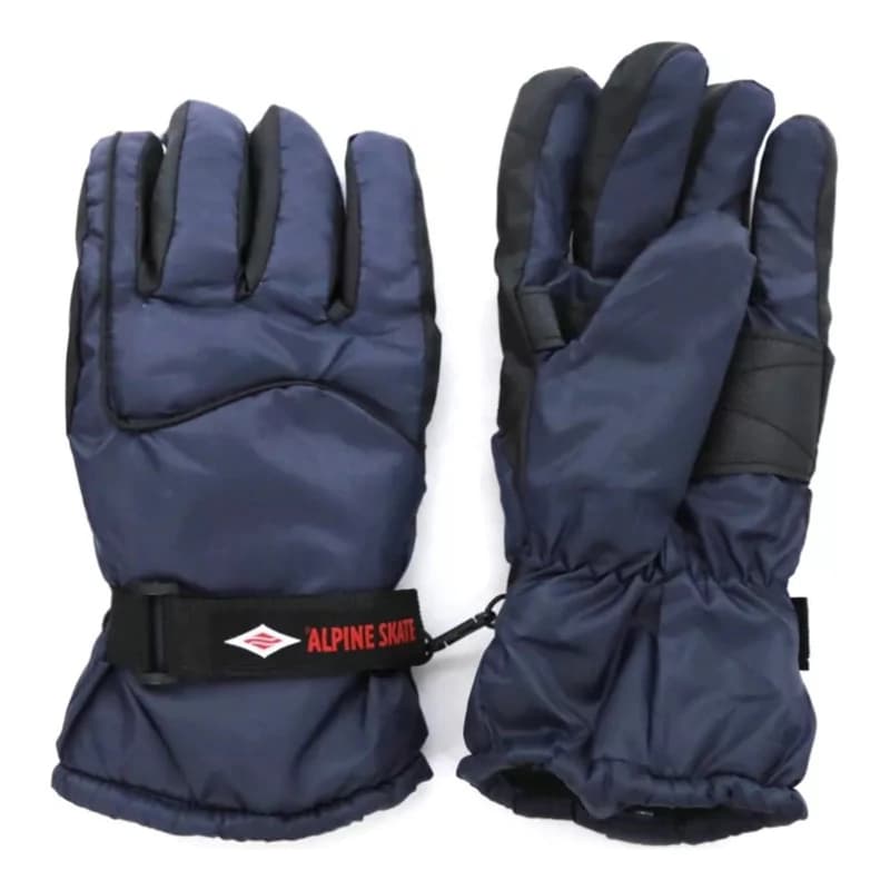 Guantes de Invierno Alpine Skate Acolchados Térmicos Unisex Talle Único — Azul marino 16890