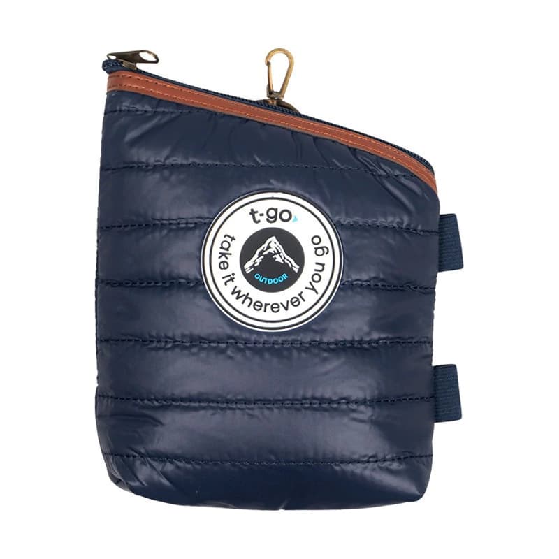 Bolso Matero Mochila Morral Ajustable Porta Termo Mate — Negro