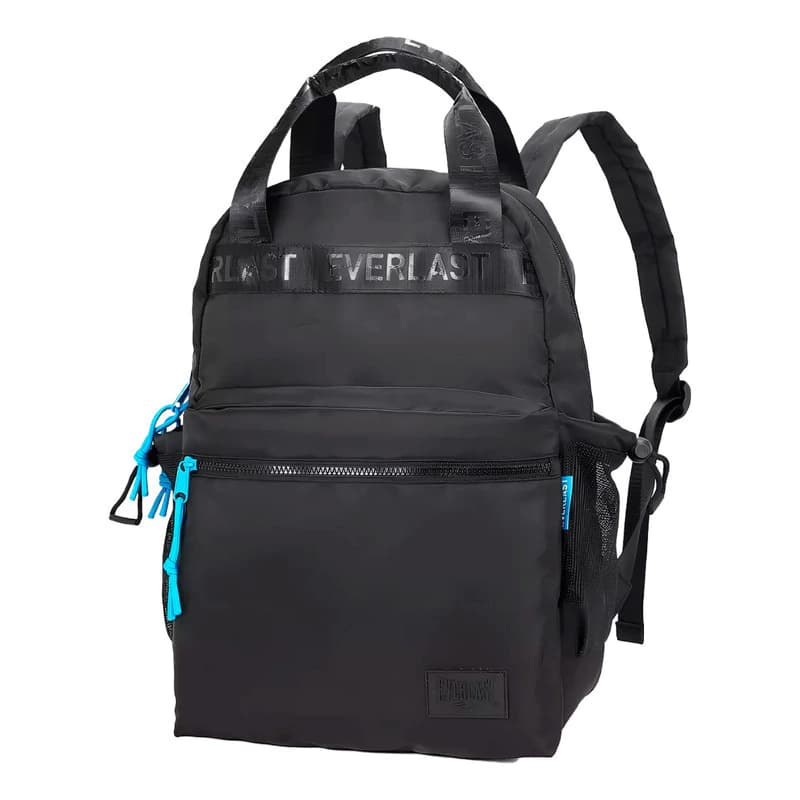 Mochila Everlast Porta Notebook 15,6" Urbana Mujer 21950 Repelente al Agua — Negro 21950 / Lisa