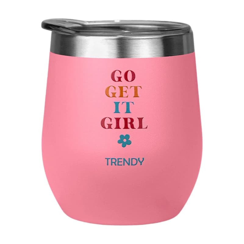 Mate Térmico Trendy 280 ml Acero Inoxidable con Tapa — Frío y Calor — Agua 16268 / Liso