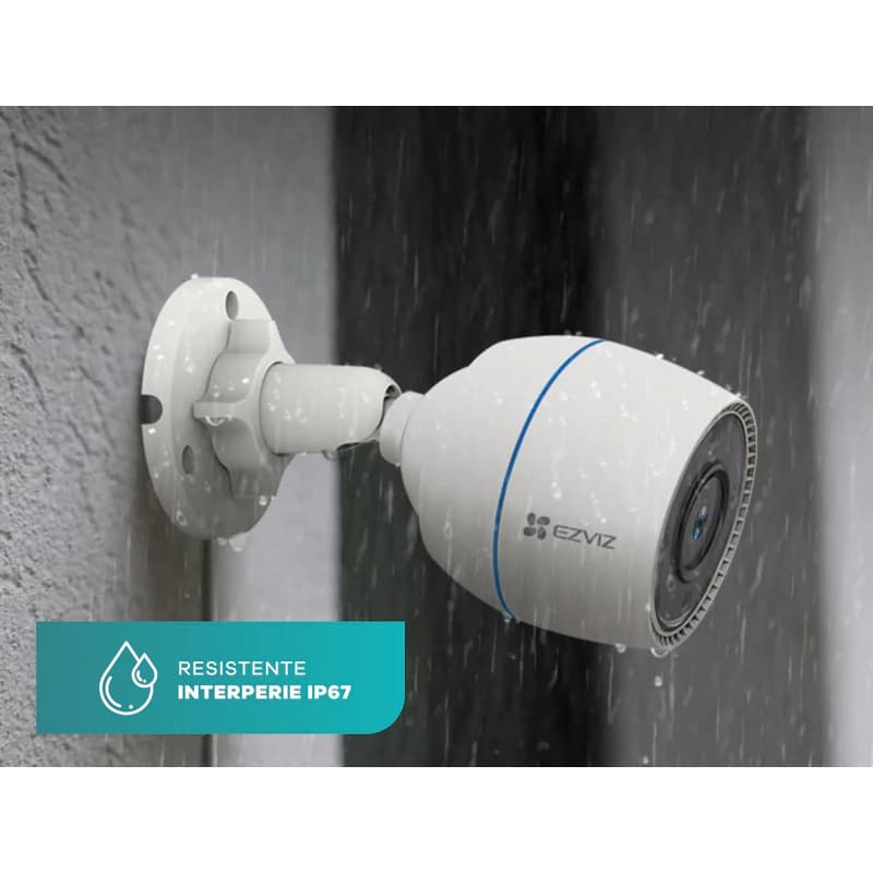 Camara Ezviz Wifi 1080p Exter Detecta Persona + Memoria 32gb