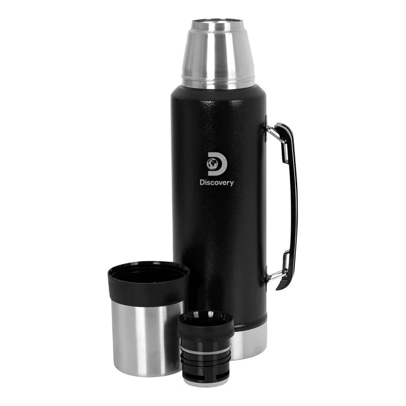 Termo Matero Discovery Adventure Acero Inoxidable 1.3 L – Calor por Horas — Negro 14713