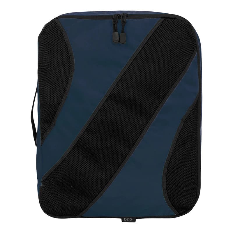 Set Organizadores de Valija T-Go x3 Piezas Poliéster Azul | Viaje sin caos