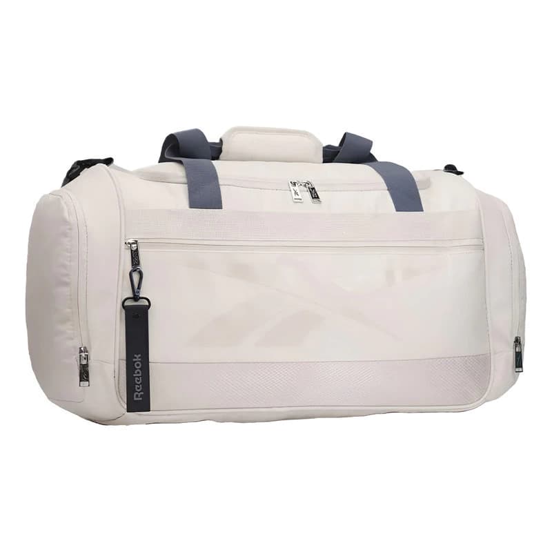 Bolso De Viaje Mujer Hombre Plegable Deportivo Gimnasio — Blanco-Negro / Liso