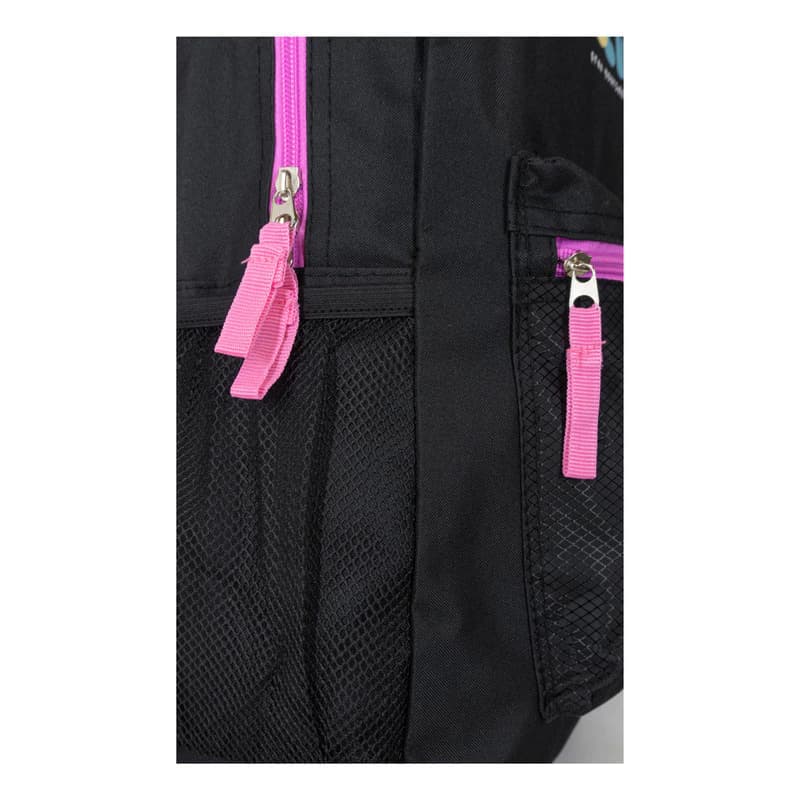 Mochila Escolar Bagcherry 14L Anti-desgarro Liviana Primaria y Secundaria — Negro / Lisa