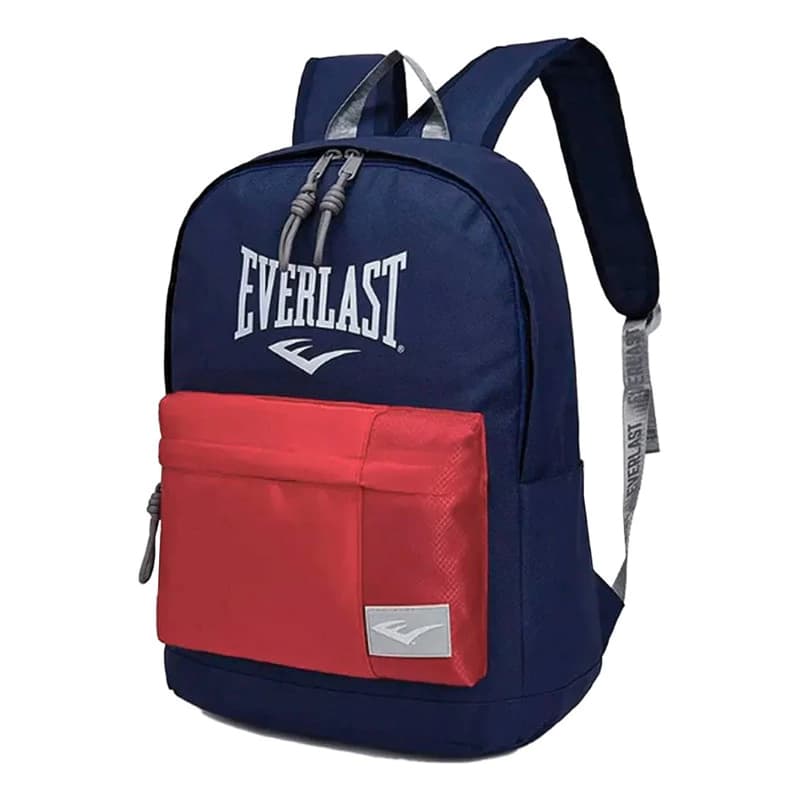 Mochila Everlast Portanotebook 15.6" Urbana Reforzada Poliéster 20L — Azul 22257 / Liso