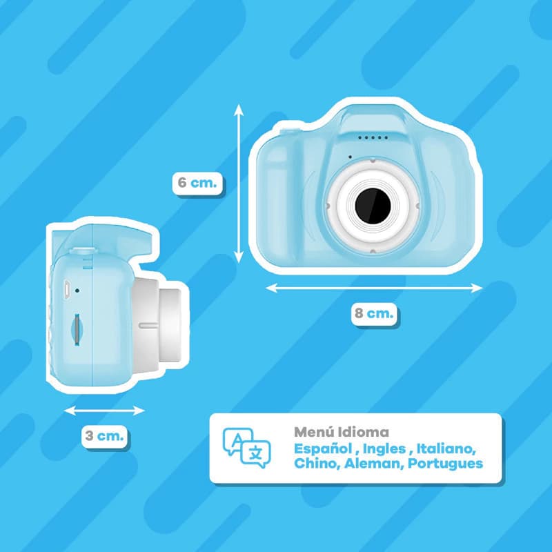 Cámara Digital T-go New Kids Wc28a 12 Mpx Compacta — Rosa