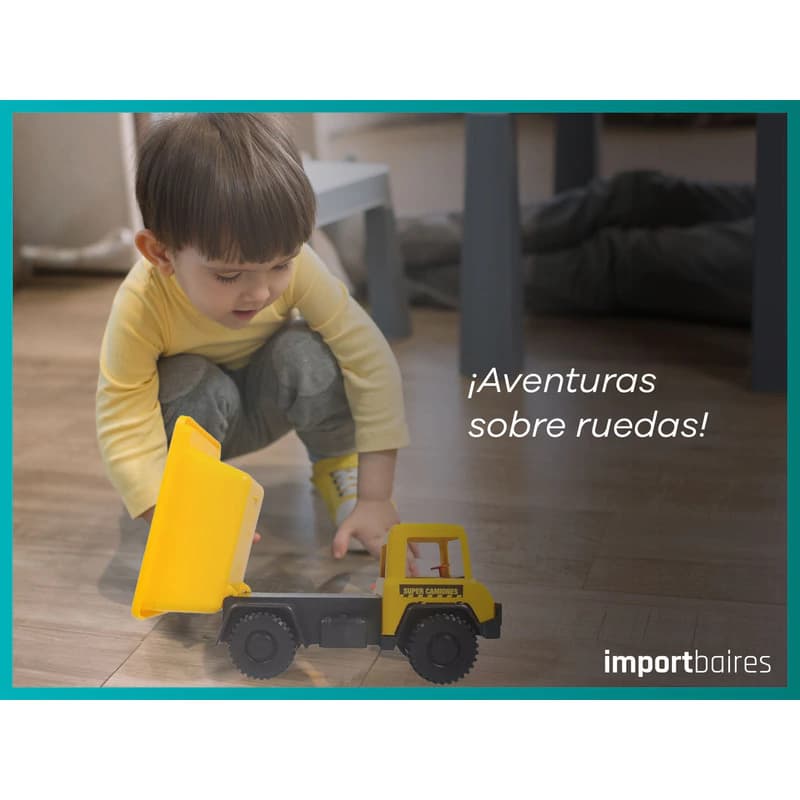 Camiones de Juguete Lionel's 20cm — Set para Niños con Diseño Realista — Marrón claro / Camión Gendarmeria