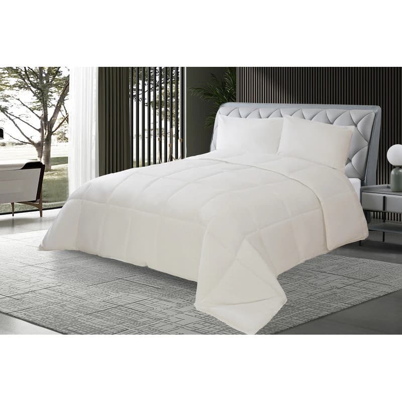 Plumón Kavanagh 2 1/2 Plazas Color Blanco 230cm X 240cm