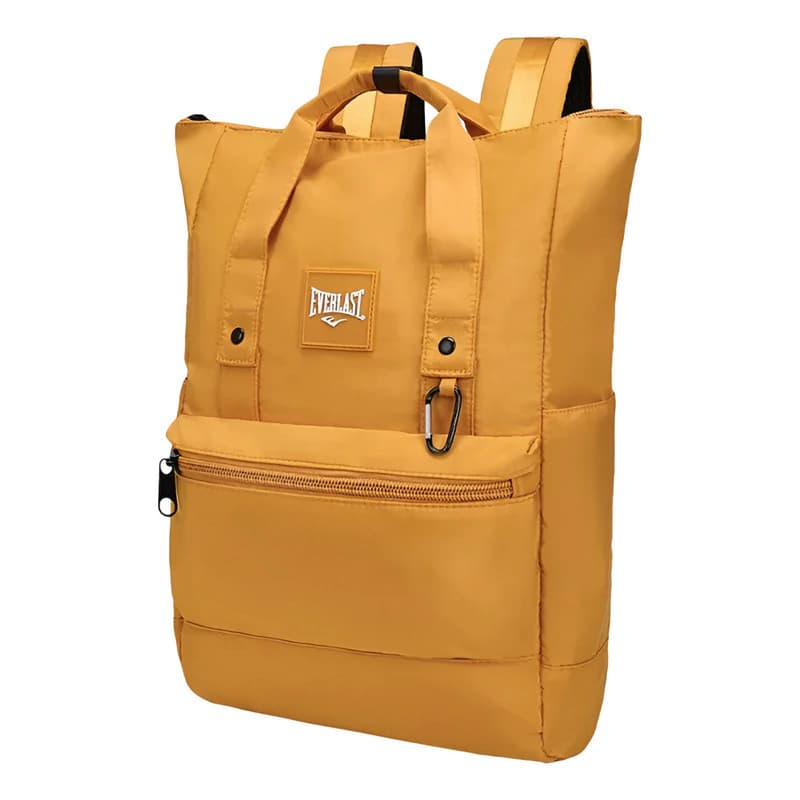 Mochila Urbana Everlast Porta Notebook 15.6" 20L con Apertura Trasera — Maiz / Liso