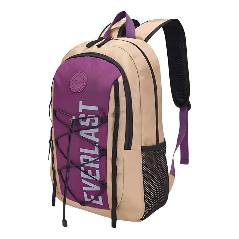 Mochila Porta Notebook 15,6" Everlast Urbana Nylon Reforzada 19 L — Beige / Lisa