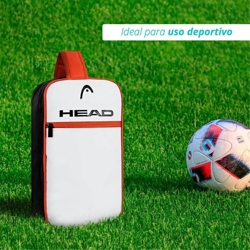 Bolso Botinero Head 8L Deportivo Fútbol Hockey Unisex 100% Poliéster — Negro Modelo 26970