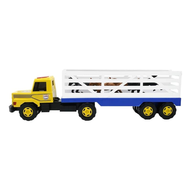 Camión de Juguete Grande Lionel's Transportador con Autos o Animales 50 cm
