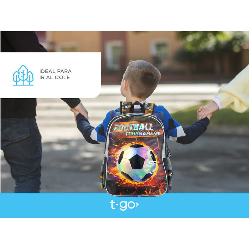 Mochila Escolar | Para Nenes Jardín T-go 14 | Futbol
