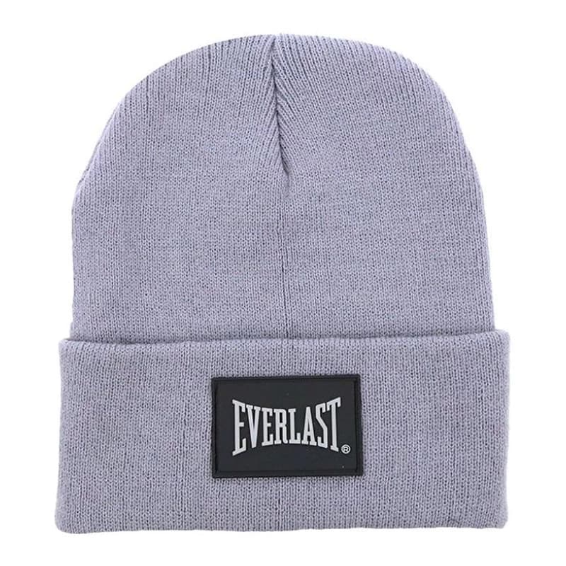 Gorro Beanie Everlast invierno unisex acrílico talle único abrigado — Gris / Único