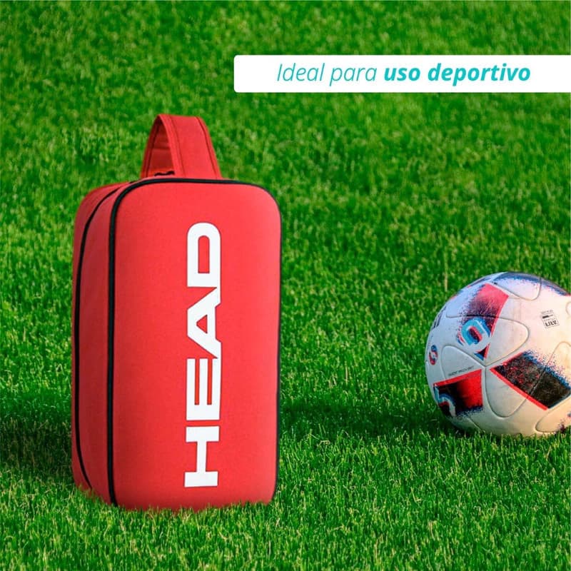 Botinero Head Deportivo Unisex para Botines Fútbol 100% Poliéster — Blanco Modelo 26970