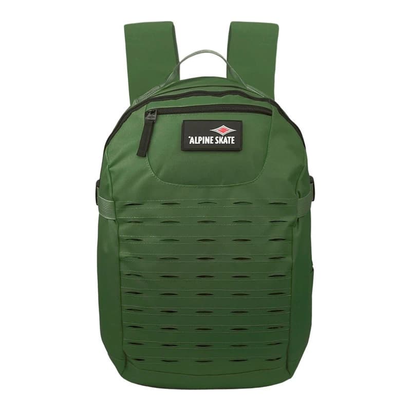 Mochila Urbana Porta Notebook 15.6" Alpine Skate 20 L - Nylon Premium — Verde