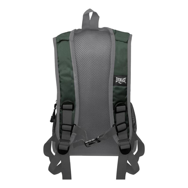 Mochila Running Everlast 12L liviana con cincha pectoral y salida de hidratación — Negro 22186 / Liso