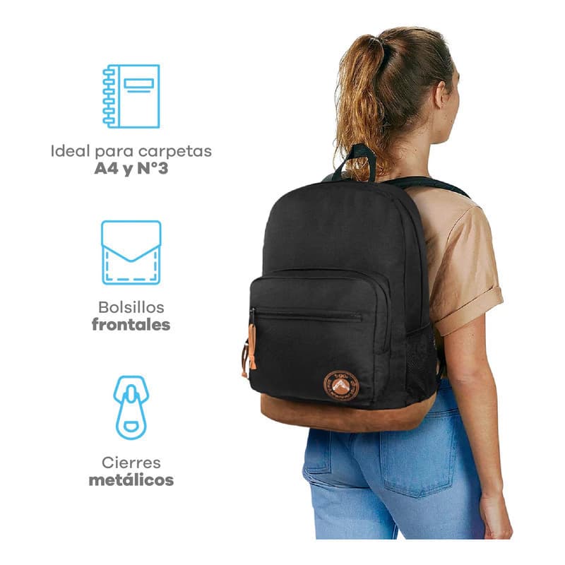 Mochila Portanotebook T-Go 20 L hasta 15,6" base gamuza urbana
