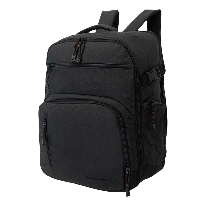 Mochila de Viaje con Compartimento para Notebook Bagcherry 18 L Negro | 6 Bolsillos
