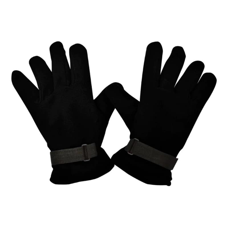 Guantes Polar Doble Forro con Velcro en Muñeca Bossi Unisex Invierno