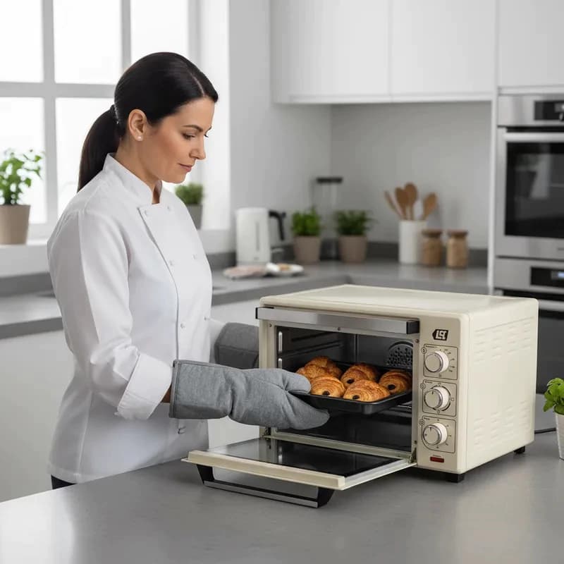 Horno Eléctrico Luqstoff Lq-42cre 42l 1600w De Mesa