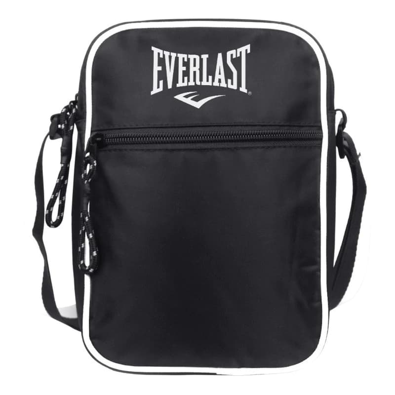 Morral Tipo Bandolera Everlast Moda Urbana Importado — Negro / Negro / Lisa