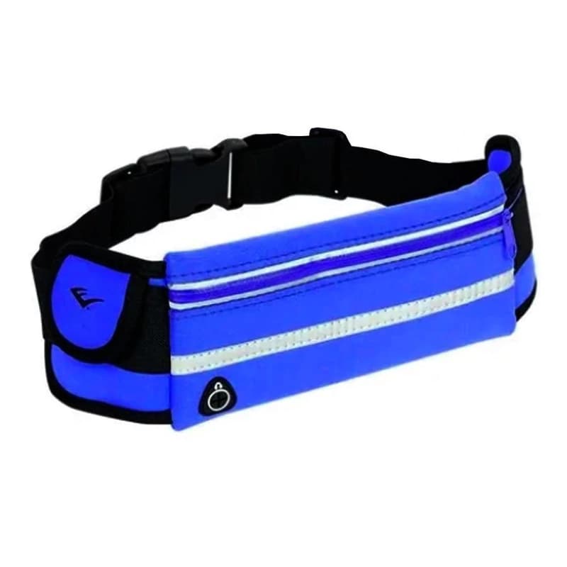 Riñonera Deportiva Everlast Running Expandible Neopreno Porta Celular — Azul
