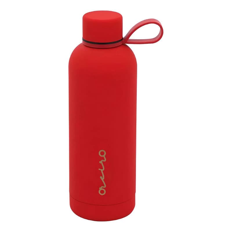 Botella Térmica 500 ml | Acero Inoxidable Doble Capa | Oreiro Love — Rojo