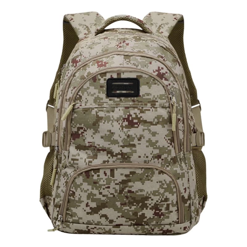 Mochila Porta Notebook 15.6" Bagcherry Nylon Premium 25L Reforzada — Marrón Camuflado 430305 / Liso