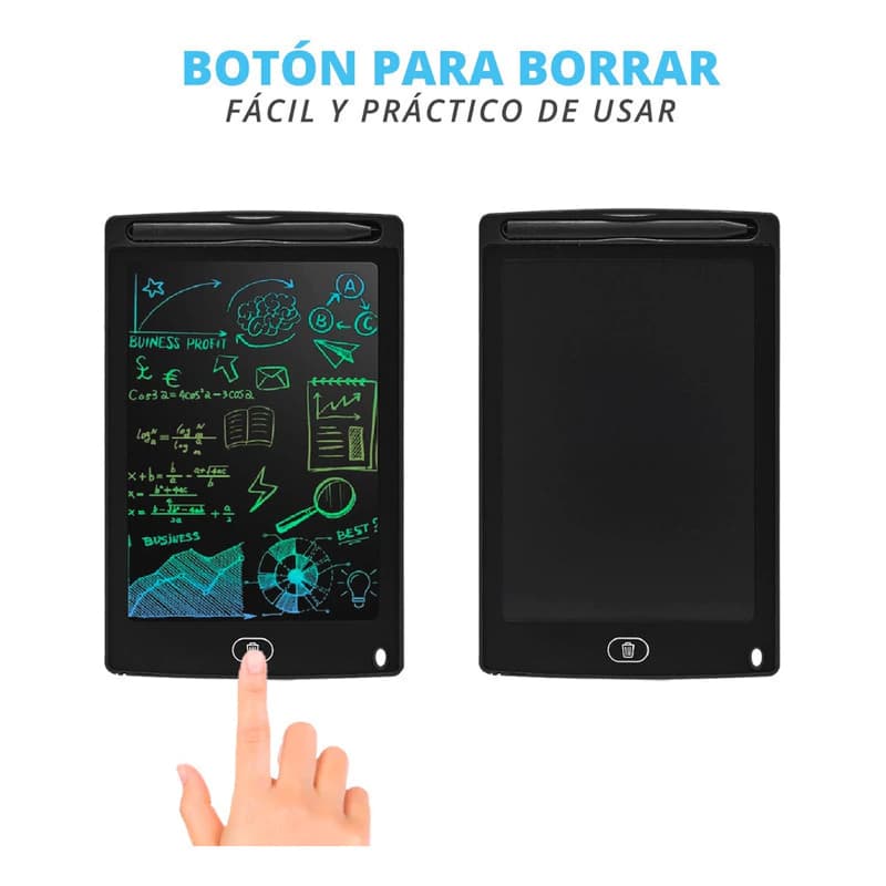 Pizarra Mágica Infantil T-Go 8.5" para Dibujo y Escritura sin Papel