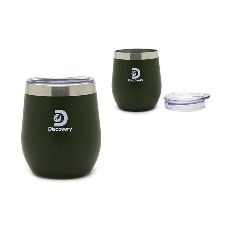 Mate Térmico Discovery Adventures 280ml Acero Inoxidable con Tapa Verde