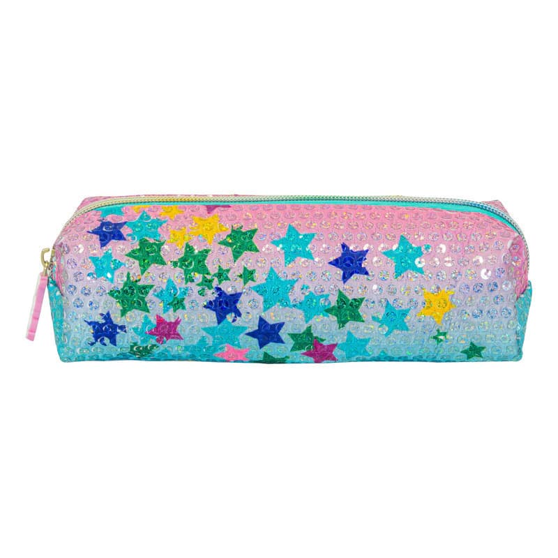 Cartuchera Escolar Estrellas Rosa T-Go QD5 — Práctica y Resistente