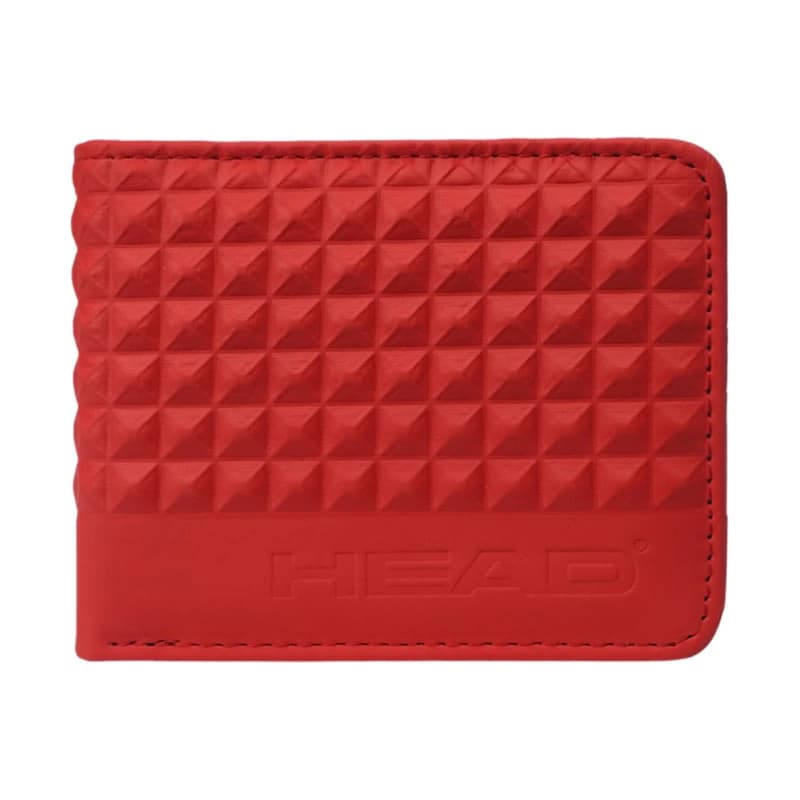 Billetera Head Eco Cuero PU 12 Tarjetas con Caja de Regalo — Rojo 26758