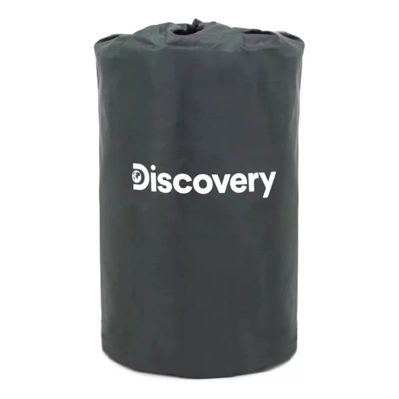 Colchón Inflable 1 Plaza Discovery 50D TPU con Bomba de Pie y Almohada — Gris 17898
