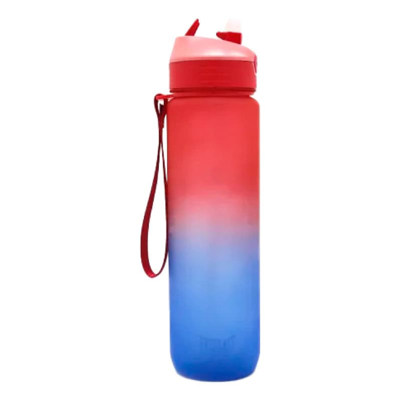Botella Deportiva Everlast 1 Litro con Sorbete y Correa — Apertura Automática