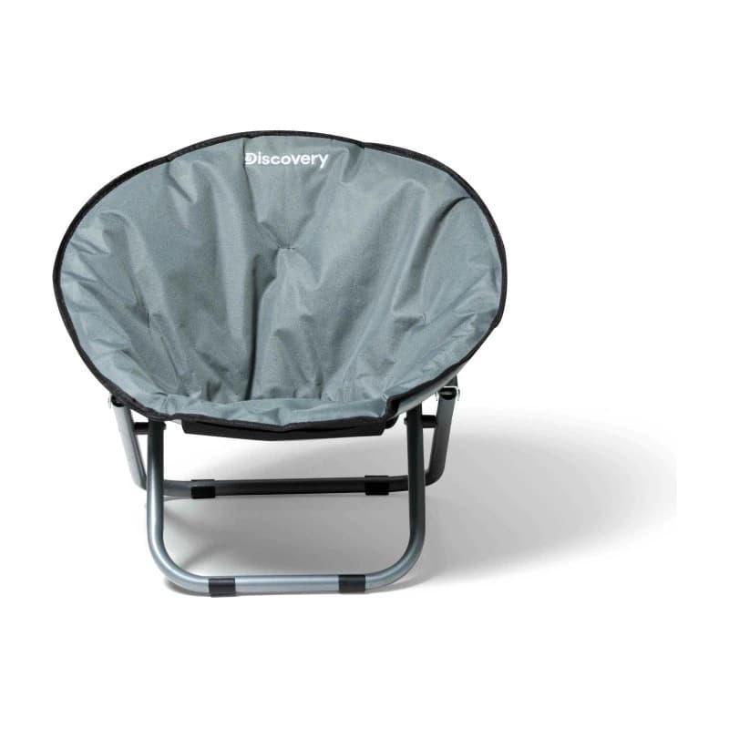 Silla Plegable Discovery Ultraliviana Reposera Reforzada New Color Negro-gris