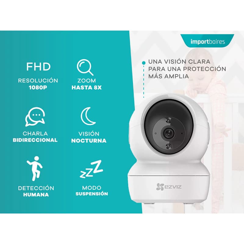 Cámaras De Seguridad Ezviz C6n Ip Wifi Motorizadas 1080p