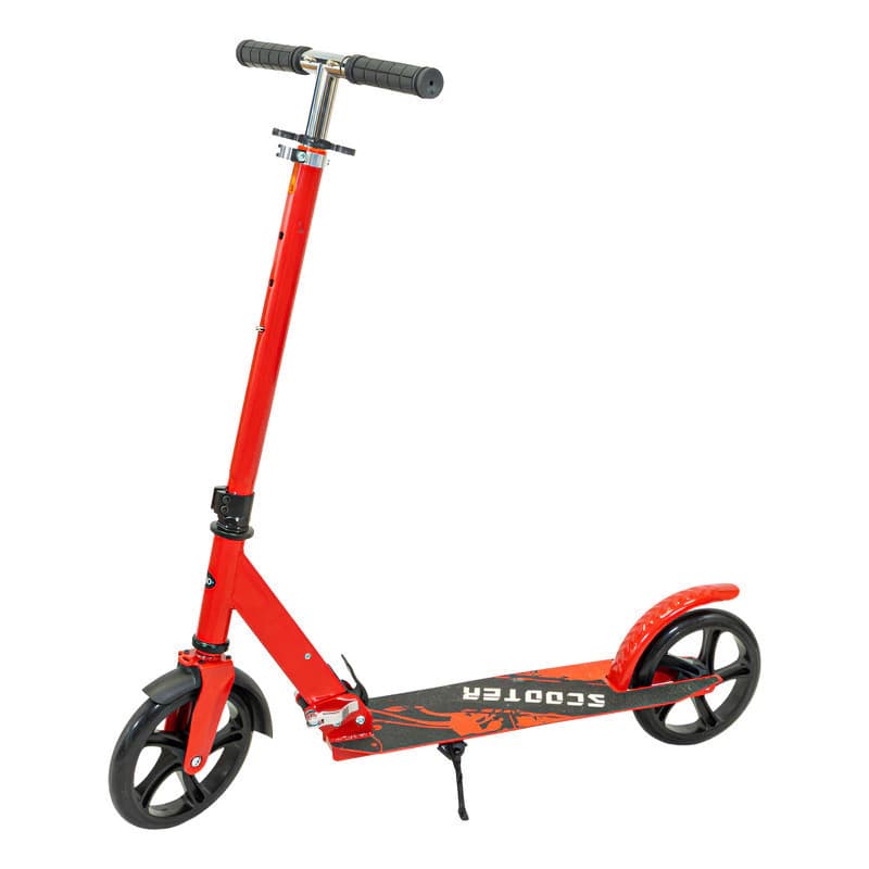 Monopatín Urbano T-go Plegable Reforzado Ruedas Abec7 — Rojo