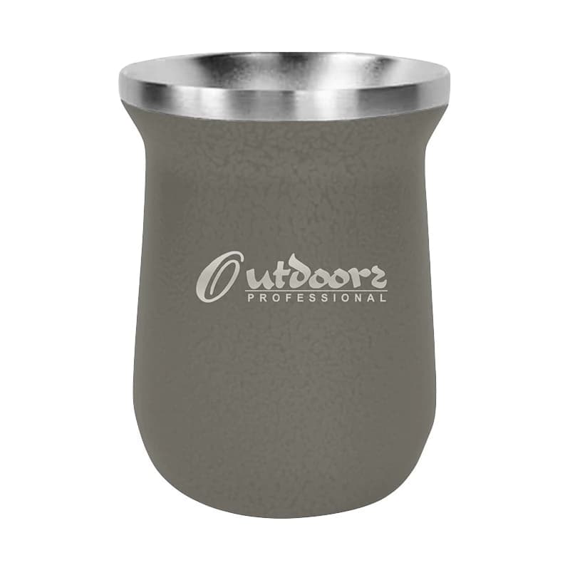 Set Matero Outdoors Professional Termo 1 L + Mate + Bombilla Acero Inoxidable Gris
