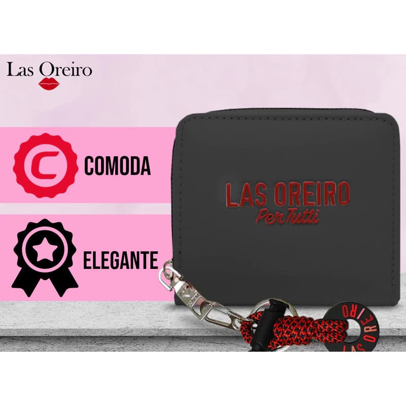 Billetera Las Oreiro Per Tutti con Llavero Desmontable – Nylon Premium — Mint 27886 / Oreiro Love