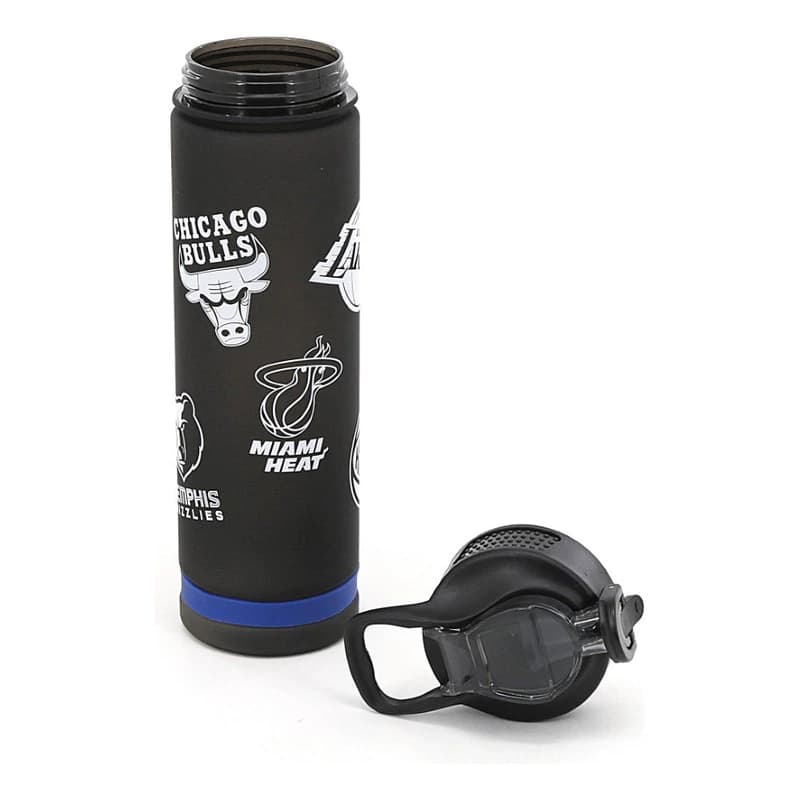 Botella Deportiva NBA 850ml Antiderrame Libre de BPA con Asa y Pico Rebatible