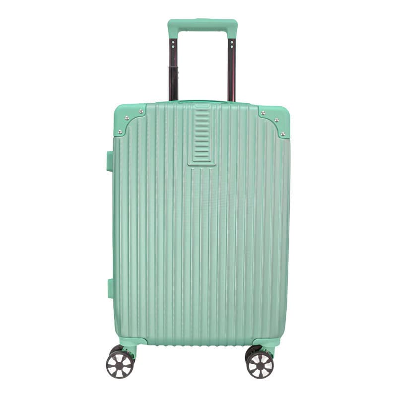 Valija Carry On Cabina Rígida ABS Bagcherry 20" con Candado y 4 Ruedas 360° — Verde claro