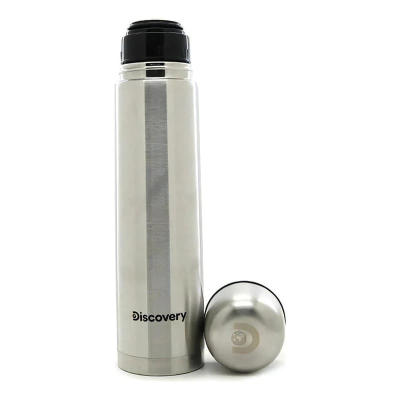 Termo Bala Discovery 1 Litro Acero Inoxidable Doble Capa · Caliente y Frío 12 h