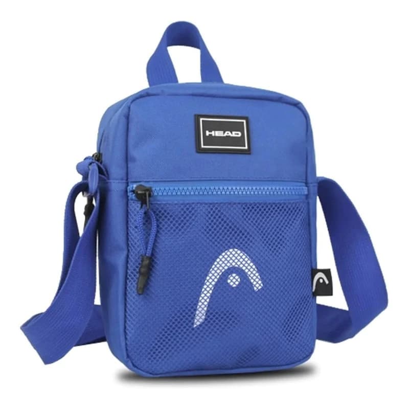 Morral Head unisex: libertad y estilo en tus viajes — Azul con red