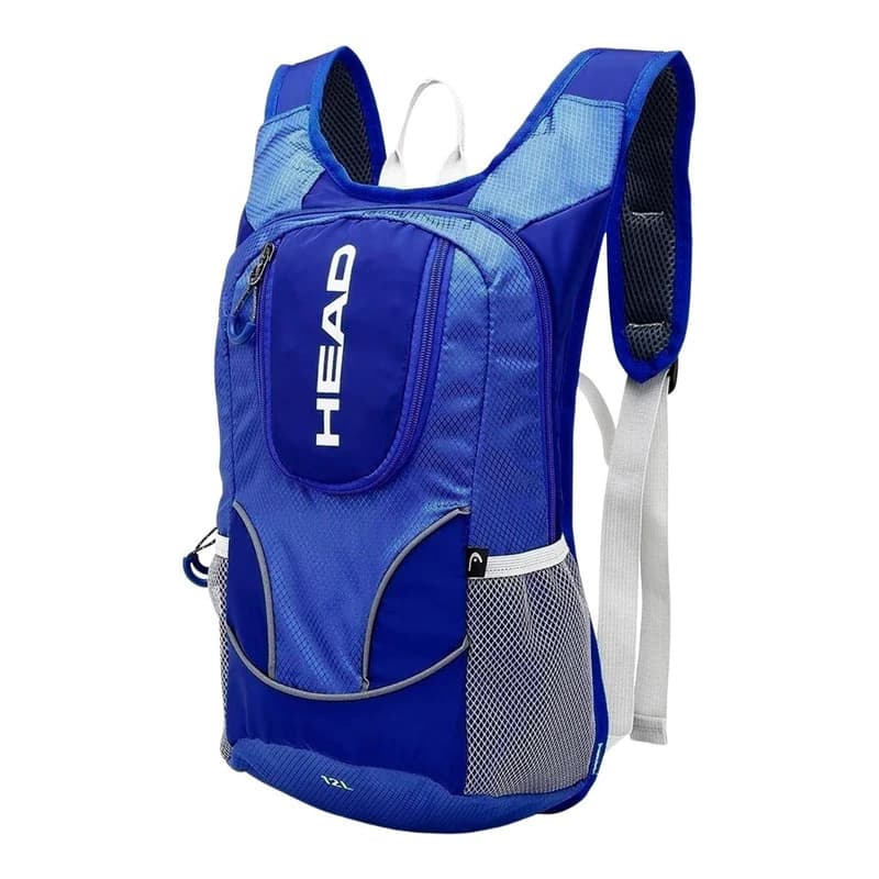 Mochila Running Head con Salida de Hidratación - Ultraliviana y Ergonómica — Azul 21727 21417 / Lisa