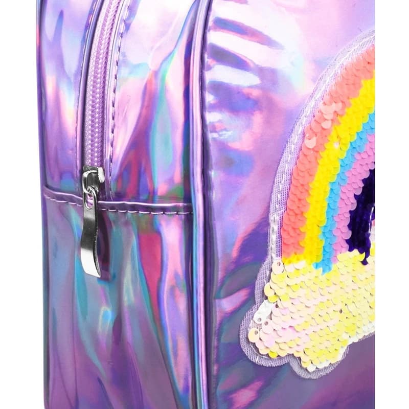 Mochila Infantil Trendy con Lentejuelas Reversibles Nena Tornasolada