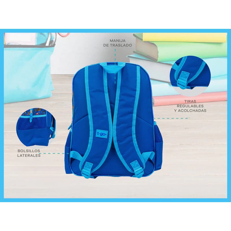 Mochilas Para Jardin Preescolar Nene Varon Espaciosa Calidad