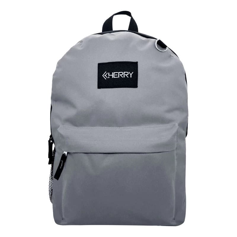 Mochila Escolar Urbana Bagcherry 19L reforzada con porta notebook — Gris 440017 / Lisa